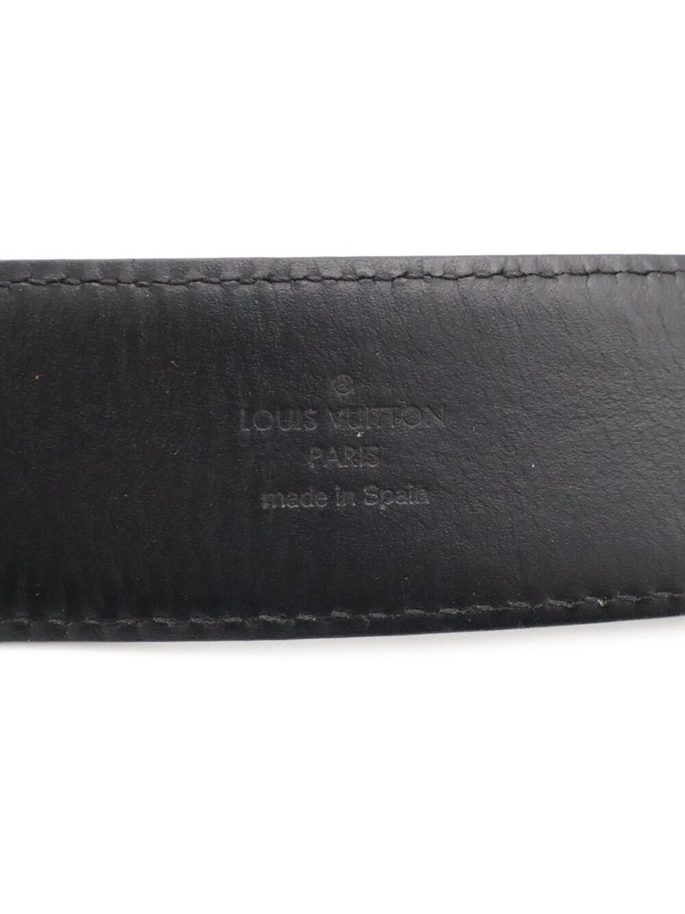 Louis Vuitton Damier Graphite Ceinture LV Initial 40 Belt 95 - Picture 9 of 9